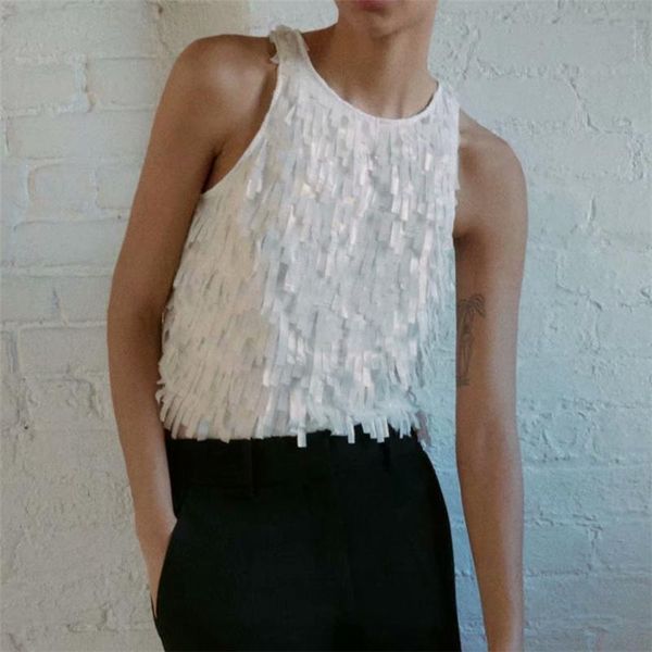 women's blouses & shirts elegant women chic soild 2021 summer fashion ladies casual o-neck white shirt female tassel sleeveless girls
women's blouses & shirts elegant women chic soild 2021 summer fashion ladies casual o-neck white shirt female tassel sleeveless girls