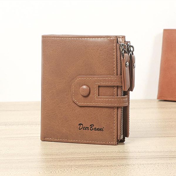 wallets men leather wallet genuine vintage short male zipper poucht purse money bag card holder soft mini purses, Red;black
wallets men leather wallet genuine vintage short male zipper poucht purse money bag card holder soft mini purses, Red;black