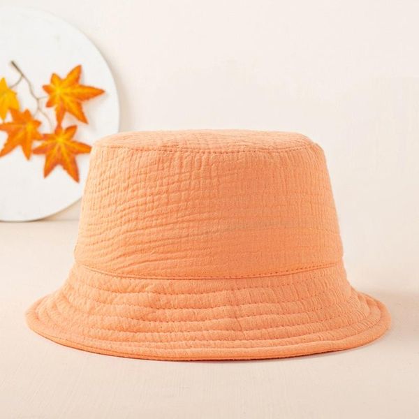 caps & hats n7me baby kids children fisherman wide brim uv protection visor sunhat bucket hat, Yellow