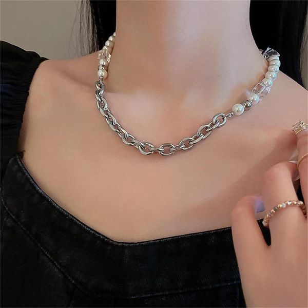 chains female chocker personalized metal full diamond micro-inlaid zircon jewelry on the neck pendant 2021 collar for girl gift, Silver
chains female chocker personalized metal full diamond micro-inlaid zircon jewelry on the neck pendant 2021 collar for girl gift, Silver