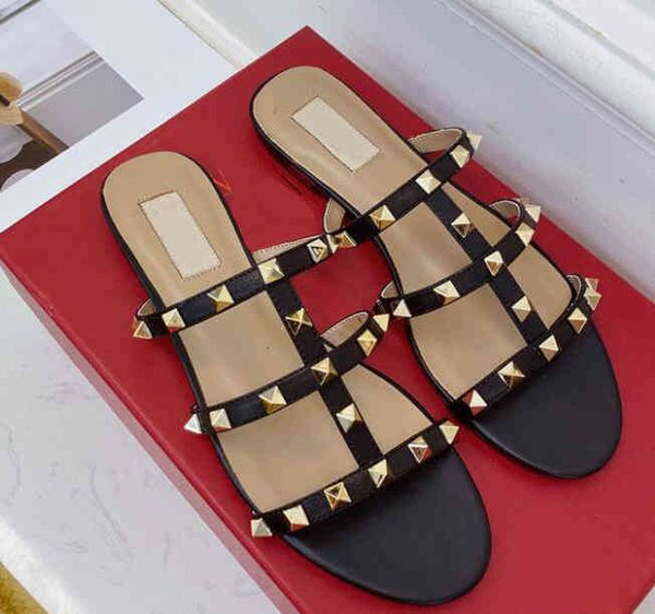 sandals luxury brand flat rivets slippers v type female designer will see slippers genuine sandals beach size 43 4pop 2zks, Black
sandals luxury brand flat rivets slippers v type female designer will see slippers genuine sandals beach size 43 4pop 2zks, Black