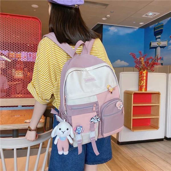 backpack casual female school backpack, high-capacity backpack with girls'panels 9r7f
backpack casual female school backpack, high-capacity backpack with girls'panels 9r7f