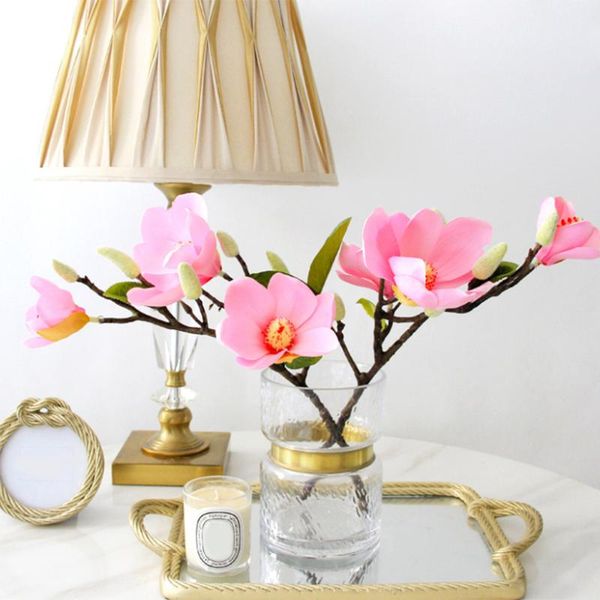 decorative flowers & wreaths 2pcs artificial fake leaf magnolia floral wedding bouquet flores party home decor mariage flower
decorative flowers & wreaths 2pcs artificial fake leaf magnolia floral wedding bouquet flores party home decor mariage flower