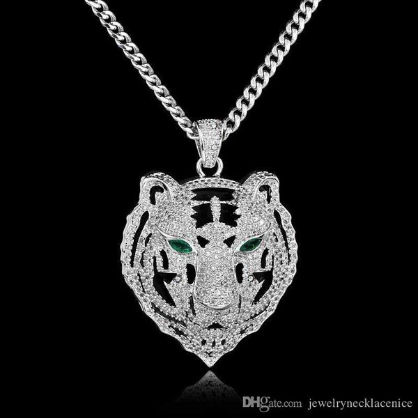 men hiphop iced out bling tiger pendant necklaces cz zircon copper fashion animal shape necklace men hip hop statement jewelry, Silver
men hiphop iced out bling tiger pendant necklaces cz zircon copper fashion animal shape necklace men hip hop statement jewelry, Silver
