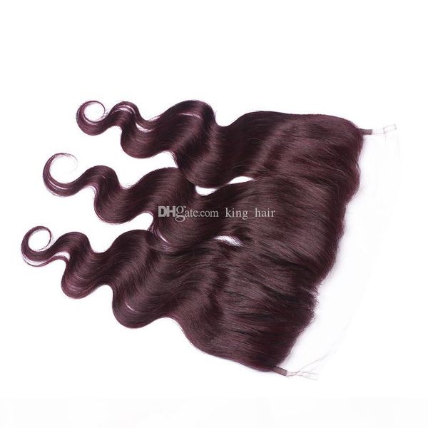 pure color #99j wine red lace frontal closure 13*4 part body wave burgundy human hair ear to ear full lace frontals, Black;brown
pure color #99j wine red lace frontal closure 13*4 part body wave burgundy human hair ear to ear full lace frontals, Black;brown