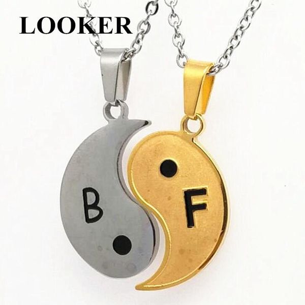 pendant necklaces looker fashion eight diagrams gold and steel yin yang for couples lover friends friendship women unisex, Silver
pendant necklaces looker fashion eight diagrams gold and steel yin yang for couples lover friends friendship women unisex, Silver