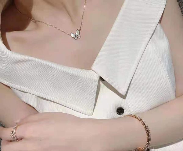 special offer 70% off luxury jewelry fanjia white butterfly necklace net red plated 18k gold full white fritillary pendant clavicle chain gi, Silver
special offer 70% off luxury jewelry fanjia white butterfly necklace net red plated 18k gold full white fritillary pendant clavicle chain gi, Silver