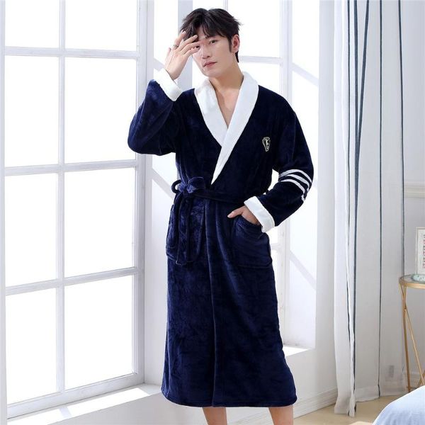 men's sleepwear men coral fleece robe winter warm long sleeve kimono gown male flannel loungewear casual bathrobe home clothing, Black;brown
men's sleepwear men coral fleece robe winter warm long sleeve kimono gown male flannel loungewear casual bathrobe home clothing, Black;brown