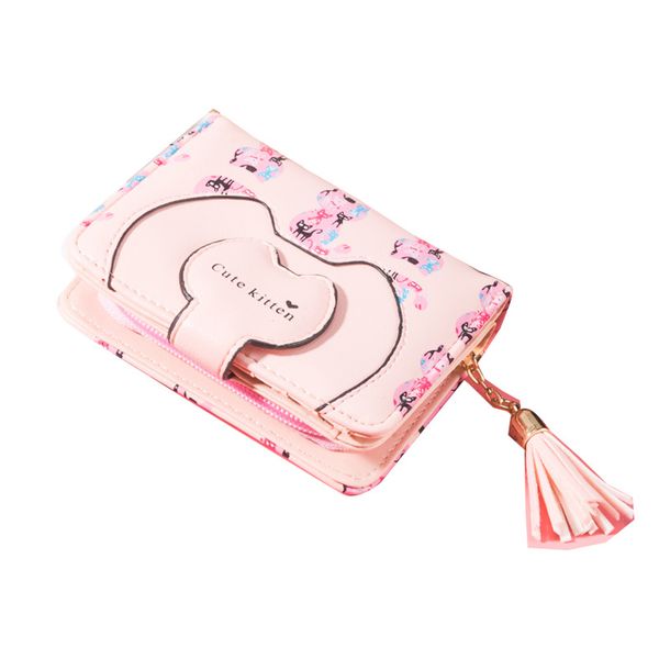 tassel cartoon cat women wallet printing pu leather women wallet brand designed coin purse female card holder cute girl wallet, Red;black
tassel cartoon cat women wallet printing pu leather women wallet brand designed coin purse female card holder cute girl wallet, Red;black