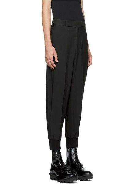 men's pants fashion trend, urban style, young hairstylist's loose, plus-size casual haren pants, clothing, Black
men's pants fashion trend, urban style, young hairstylist's loose, plus-size casual haren pants, clothing, Black