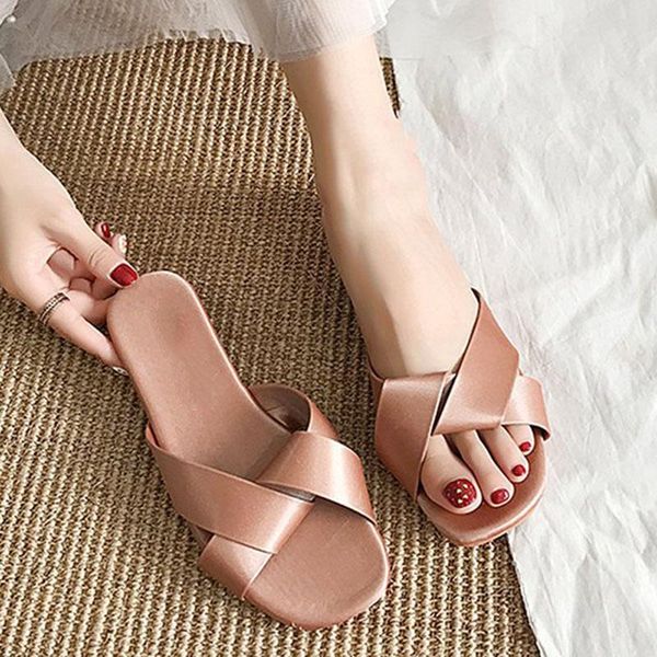slippers 2021 summer women pu flat slides cozy sandals korean wild casual flip-flops fashion wear flip female mujer, Black
slippers 2021 summer women pu flat slides cozy sandals korean wild casual flip-flops fashion wear flip female mujer, Black