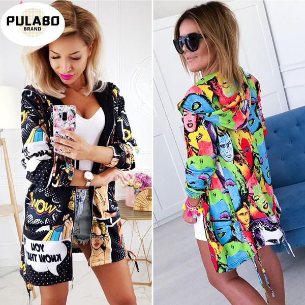women's jackets autumn vintage printes zipper jacket loose long coat female sleeve outwear overcoat, Black;brown
women's jackets autumn vintage printes zipper jacket loose long coat female sleeve outwear overcoat, Black;brown
