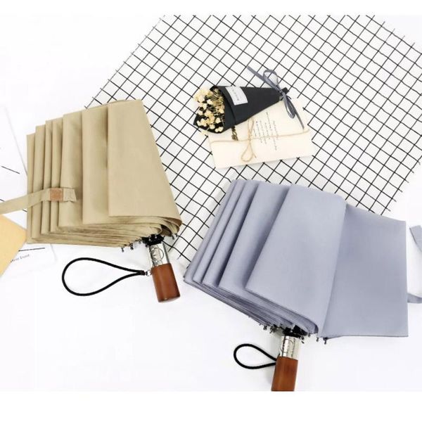 10 ribs fully matic women rain folding umbrella sun male parasol solid wood handle men paraguas sunny and rai qylgxl
10 ribs fully matic women rain folding umbrella sun male parasol solid wood handle men paraguas sunny and rai qylgxl