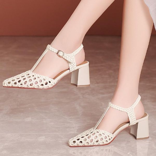 genuine leather summer sandals for women shoes 2021 new fashion cut-outs white sandals ladies pointed toe party wedding shoes, Black
genuine leather summer sandals for women shoes 2021 new fashion cut-outs white sandals ladies pointed toe party wedding shoes, Black
