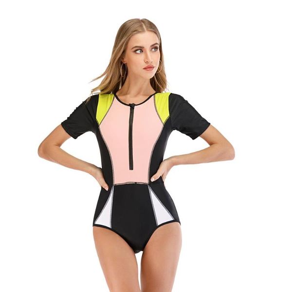 2021 new summer short sleeve swimwear one piece swimsuit women zipper monokini swimming bodysuits ladies beachwear bathing suits
2021 new summer short sleeve swimwear one piece swimsuit women zipper monokini swimming bodysuits ladies beachwear bathing suits