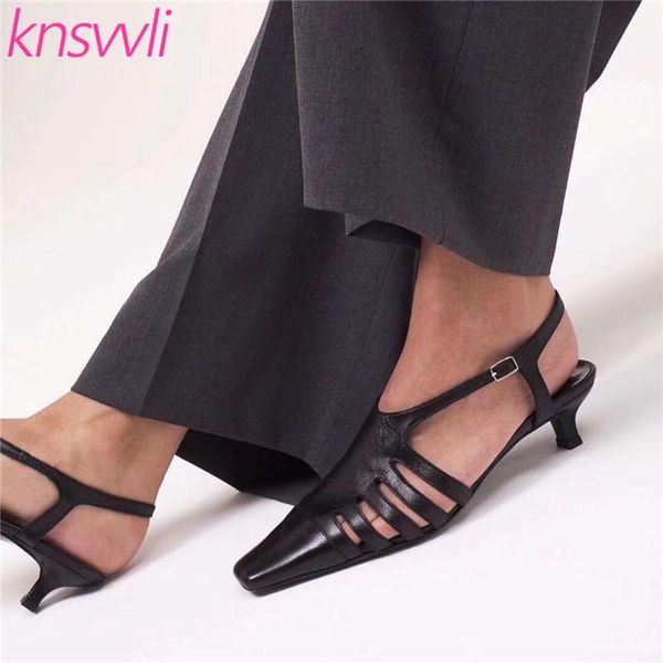 dress shoes square toe gladiator kitten heels woman leather hollow outs slingbacks ladies summer sandals low heel party women, Black
dress shoes square toe gladiator kitten heels woman leather hollow outs slingbacks ladies summer sandals low heel party women, Black