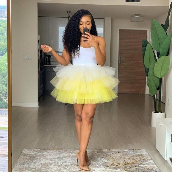 skirts fashion elastic waist puffy tiered tulle tutu party skirt 3 colors white beige yellow short custom made, Black
skirts fashion elastic waist puffy tiered tulle tutu party skirt 3 colors white beige yellow short custom made, Black