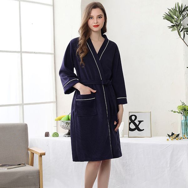 2021 New Women's Bathrobes Will See Solid Kimono Sleepwear Pockets Ed in Sleeve Cleavage Three-quarters Waffle with Peignoirs Belt 9RYV, White
2021 New Women's Bathrobes Will See Solid Kimono Sleepwear Pockets Ed in Sleeve Cleavage Three-quarters Waffle with Peignoirs Belt 9RYV, White