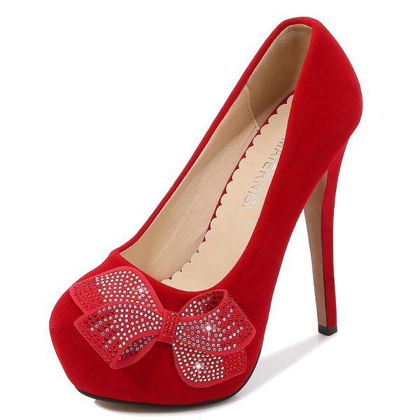 dress shoes maiernisi brand 2021 elegant bride big size 46 high heels party women woman platform crystal round toe pumps, Black
dress shoes maiernisi brand 2021 elegant bride big size 46 high heels party women woman platform crystal round toe pumps, Black
