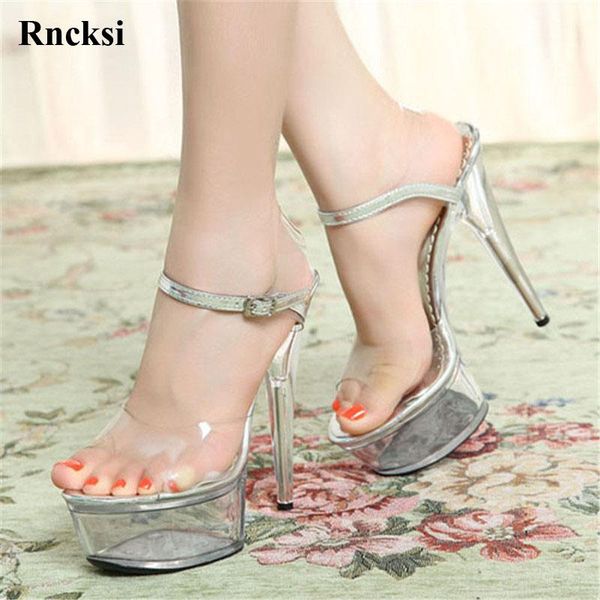 rncksi summer elegant crystal shoes, wedding dress 15 cm high heel sandals, transparent nightclub evening sandals, Black
rncksi summer elegant crystal shoes, wedding dress 15 cm high heel sandals, transparent nightclub evening sandals, Black