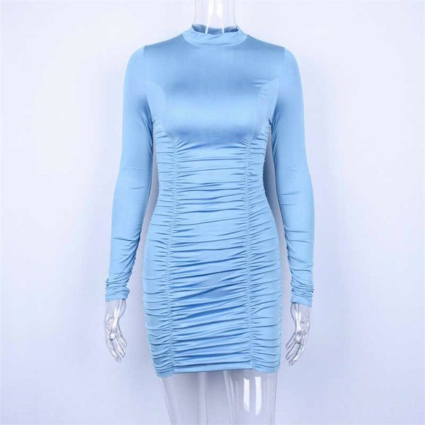 2021hugcitar satin long sleeve neck high waist bodycon mini dress 2021 autumn winter women fashion party elegant clothes, Black;gray
2021hugcitar satin long sleeve neck high waist bodycon mini dress 2021 autumn winter women fashion party elegant clothes, Black;gray