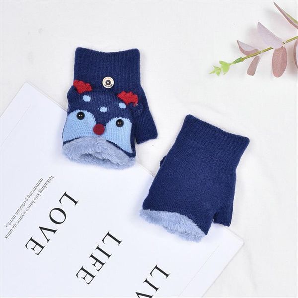 five fingers gloves fashsiualy men women winter warm thickening wool knitted flip fingerless exposed finger thick half mittens hand, Blue;gray
five fingers gloves fashsiualy men women winter warm thickening wool knitted flip fingerless exposed finger thick half mittens hand, Blue;gray