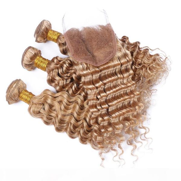 honey blonde indian human hair deep wave with closure 9a #27 strawberry blonde indian human hair 3bundles with 4x4 lace closure, Black
honey blonde indian human hair deep wave with closure 9a #27 strawberry blonde indian human hair 3bundles with 4x4 lace closure, Black