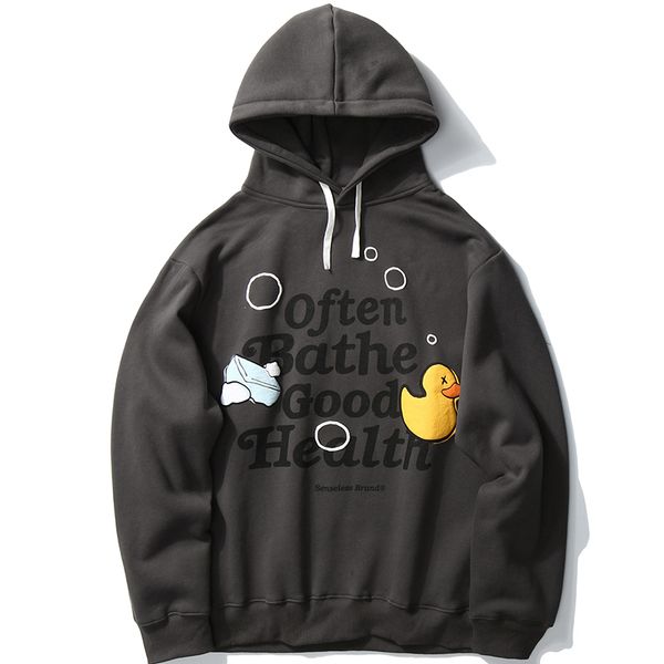 2021 sweatshirt hoodie men harajuku cartoon duck pattern hip hop streetwear 100% cotton oversize autumn new women man hoodies hb5a, Black
2021 sweatshirt hoodie men harajuku cartoon duck pattern hip hop streetwear 100% cotton oversize autumn new women man hoodies hb5a, Black