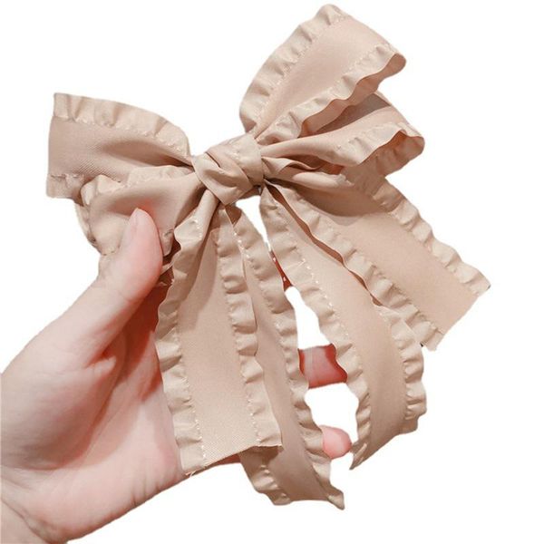 hair accessories girls hairpin simple temperament wrinkled bow butterfly clip edge ornament sweat student headwear spring, Slivery;white
hair accessories girls hairpin simple temperament wrinkled bow butterfly clip edge ornament sweat student headwear spring, Slivery;white