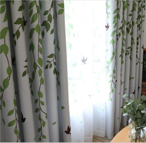 customized simple modern fresh green pastoral curtain finished shading living room bedroom study bay window digital printing
customized simple modern fresh green pastoral curtain finished shading living room bedroom study bay window digital printing