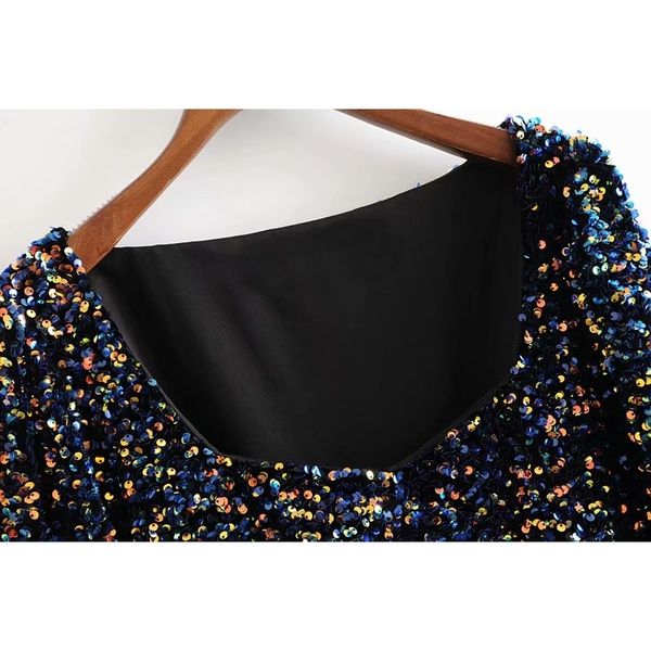 2021 new woman party sequined slim mini square collar long sleeve female vestido fashion clothes bpgo, White
2021 new woman party sequined slim mini square collar long sleeve female vestido fashion clothes bpgo, White