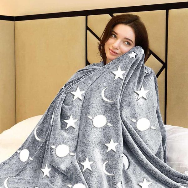 luminous blanket glow in the dark fleece blankets for beds decoration star moon plush sofa throw blanket christmas birthday gift
luminous blanket glow in the dark fleece blankets for beds decoration star moon plush sofa throw blanket christmas birthday gift