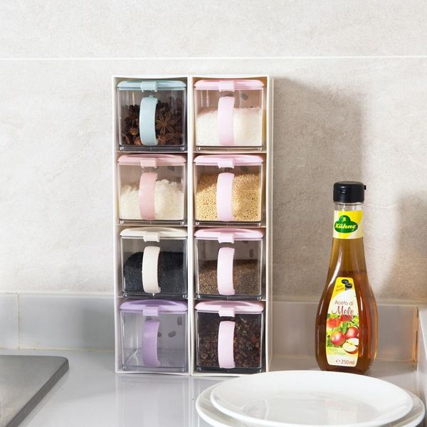 storage bottles & jars 1 set plastic kitchen seasoning condiment spice jar salt pot bottle box drawer type
storage bottles & jars 1 set plastic kitchen seasoning condiment spice jar salt pot bottle box drawer type