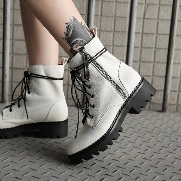 boots size 34-40 genuine leather chunky motorcycle for women ankle 2021 fashion round toe lace-up combat ladies shoe, Black
boots size 34-40 genuine leather chunky motorcycle for women ankle 2021 fashion round toe lace-up combat ladies shoe, Black