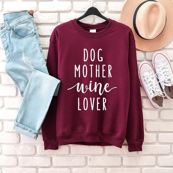 women's hoodies & sweatshirts dog mother wine lover sweatshirt women fashion days gift mom funny slogan pullover pure cotton spring aut, Black
women's hoodies & sweatshirts dog mother wine lover sweatshirt women fashion days gift mom funny slogan pullover pure cotton spring aut, Black