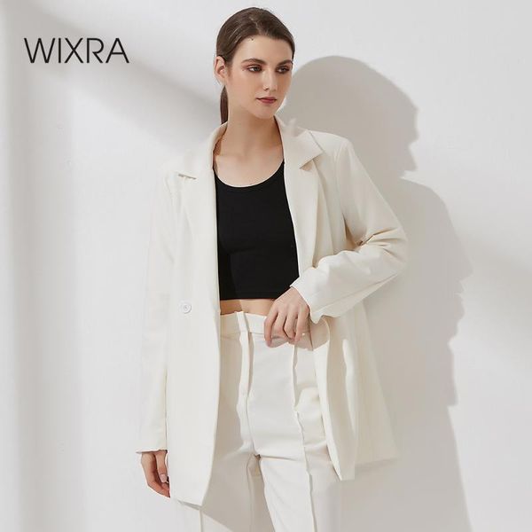 women's two piece pants wixra women 2 set double breasted blazer+high waist straight ol lady formal coat suit jacket spring autumn, White
women's two piece pants wixra women 2 set double breasted blazer+high waist straight ol lady formal coat suit jacket spring autumn, White