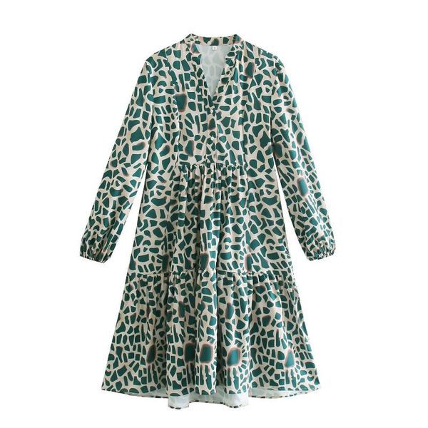 casual dresses 2021 brand spring summer women female polyester dress outwear, Black;gray
casual dresses 2021 brand spring summer women female polyester dress outwear, Black;gray