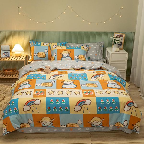 bedding sets 100% cotton children duvet cover flat sheet 2 pillow cases with anime lovely animals fruits colorful flowers
bedding sets 100% cotton children duvet cover flat sheet 2 pillow cases with anime lovely animals fruits colorful flowers