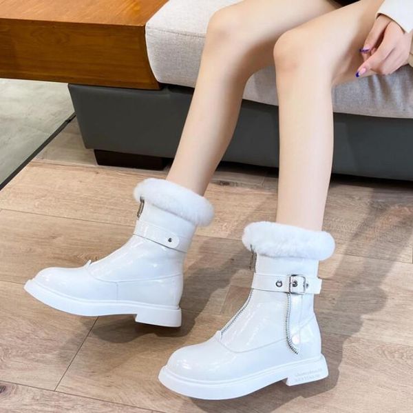 boots 2022 ladies ankle microfiber plush fur winter woman shoes fashion short women footwear size 35-40, Black
boots 2022 ladies ankle microfiber plush fur winter woman shoes fashion short women footwear size 35-40, Black