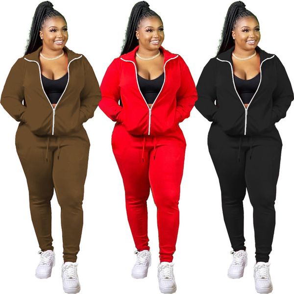 2021 new two piece outfit women fall clothes sweatsuit zip sweatpants fabric sets plus size s-3xl wholesale dropshipping bh, Gray
2021 new two piece outfit women fall clothes sweatsuit zip sweatpants fabric sets plus size s-3xl wholesale dropshipping bh, Gray