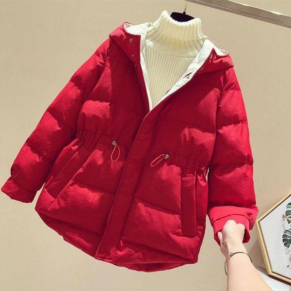 women's down & parkas women 2021 winter fashion coat female thicken warm jacket cotton padded parka outerwear hooded solid ladies overc, Black
women's down & parkas women 2021 winter fashion coat female thicken warm jacket cotton padded parka outerwear hooded solid ladies overc, Black