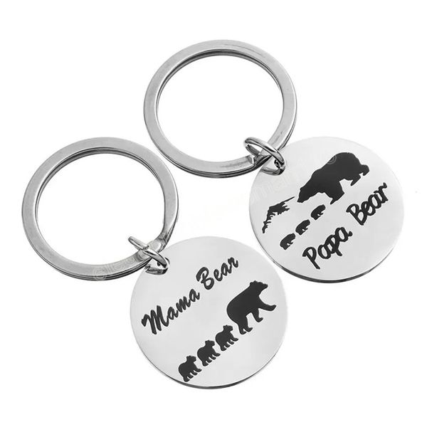 mother son papa mama bear key ring stainless steel animal pattern keychain holders hangs fashion jewelry, Slivery;golden
mother son papa mama bear key ring stainless steel animal pattern keychain holders hangs fashion jewelry, Slivery;golden