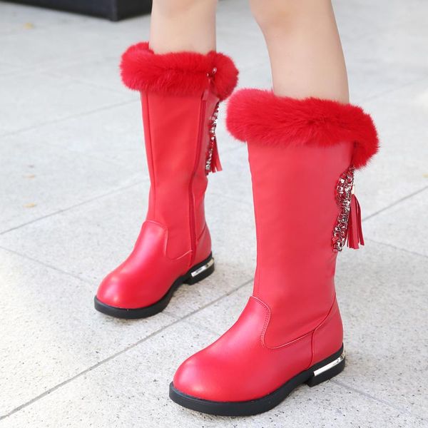 girls high boots winter boots fur leather gem children princess shoes girl long, Black;grey
girls high boots winter boots fur leather gem children princess shoes girl long, Black;grey