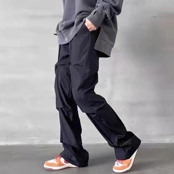 men's pants vibe style pleated straight black casual trousers mens and womens high street retro oversized loose track
men's pants vibe style pleated straight black casual trousers mens and womens high street retro oversized loose track