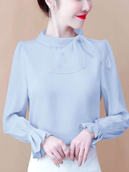 luxury style french new design 2021 minority korean women's spring small temperament chiffon shirt women 2021, White
luxury style french new design 2021 minority korean women's spring small temperament chiffon shirt women 2021, White
