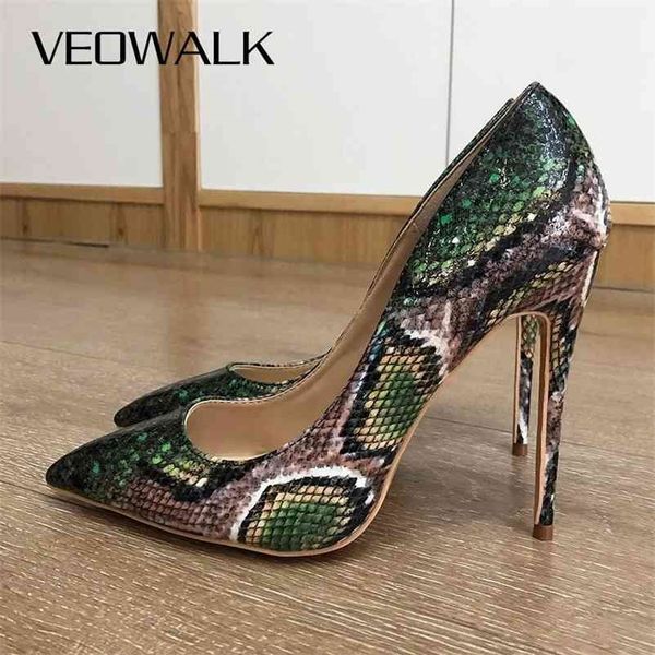 veowalk green snake-effect embossed women stilettos high heels ultra pointed toe pumps ladies slip on party shoes 210610, Black
veowalk green snake-effect embossed women stilettos high heels ultra pointed toe pumps ladies slip on party shoes 210610, Black