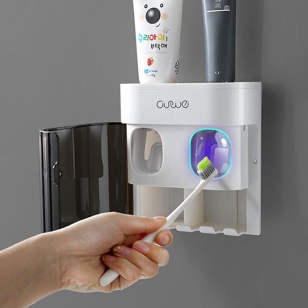 multifunction automatic toothpaste squeezer dust-proof toothbrush holder with magnetic cover for bathroom accessories sets
multifunction automatic toothpaste squeezer dust-proof toothbrush holder with magnetic cover for bathroom accessories sets