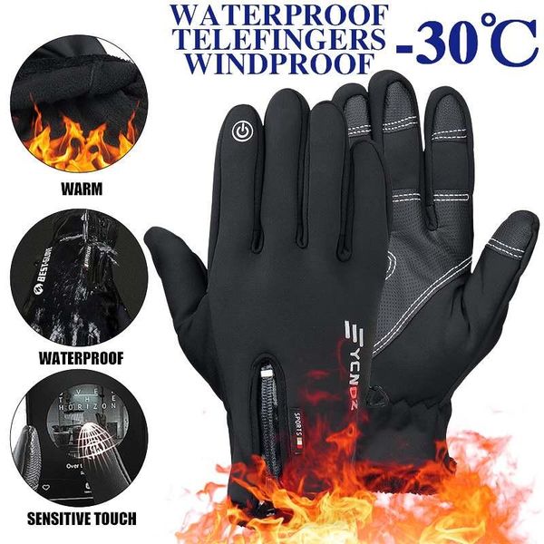cycling gloves winter anti skid thermal outdoor sports motorcycle riding skiing climbing waterproof windproof touchscreen glove unisex, Black
cycling gloves winter anti skid thermal outdoor sports motorcycle riding skiing climbing waterproof windproof touchscreen glove unisex, Black