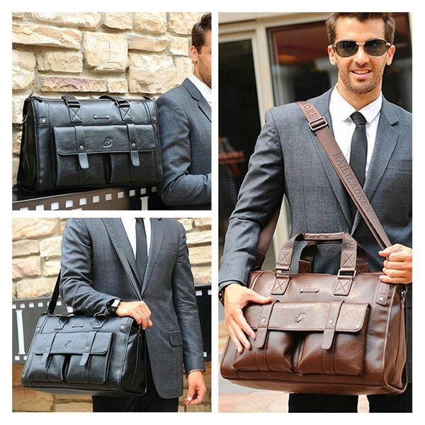 men's black leather towel, business handbag, retro men's strap bag, large notebook computer, fashion travel bag
men's black leather towel, business handbag, retro men's strap bag, large notebook computer, fashion travel bag