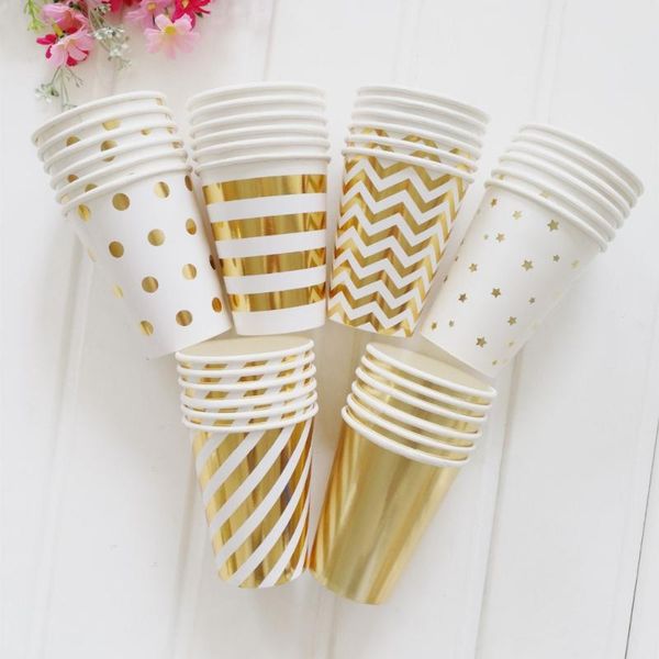disposable dinnerware gold silver stripes dot tableware paper party cups wedding birthday baby shower decoration supplies
disposable dinnerware gold silver stripes dot tableware paper party cups wedding birthday baby shower decoration supplies